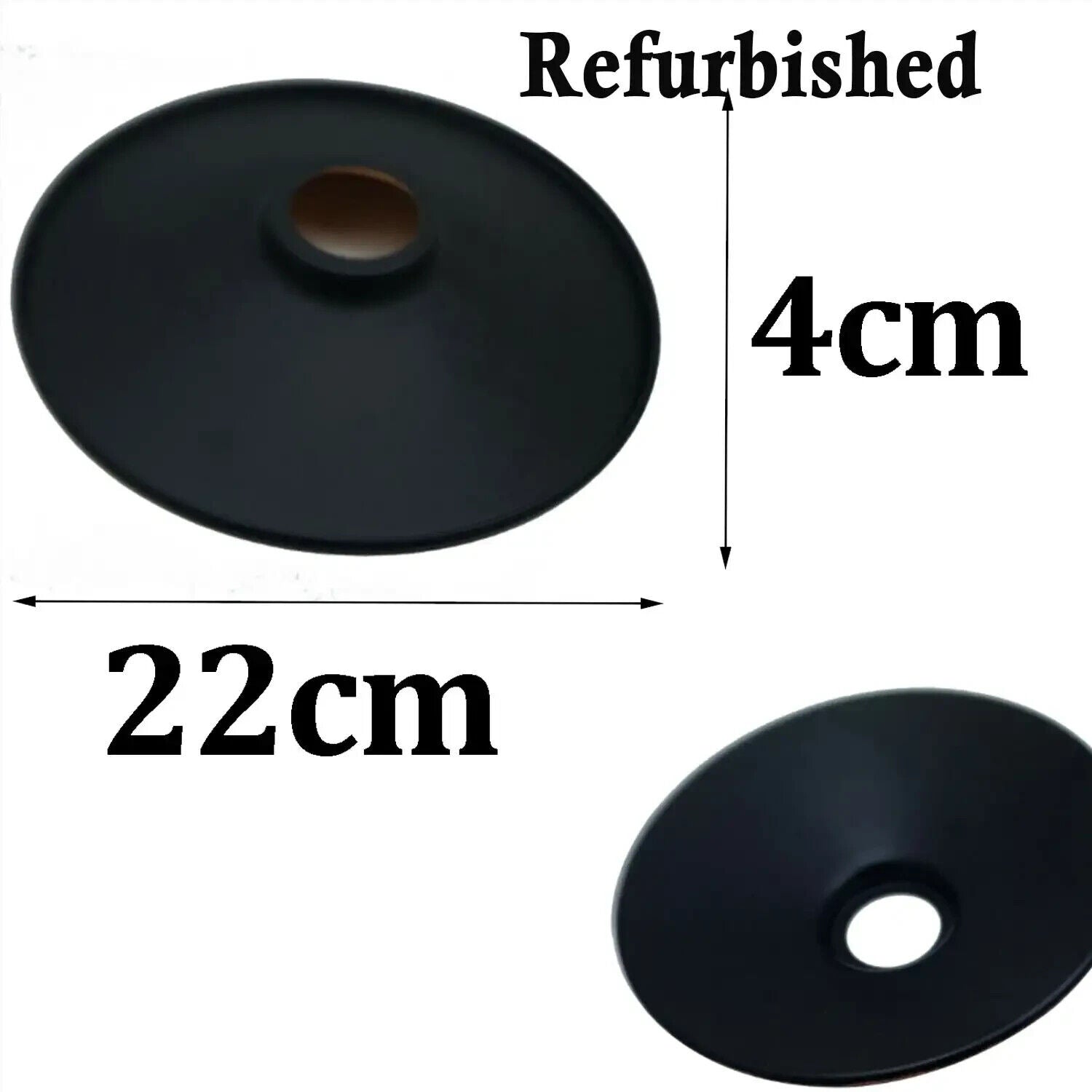 Easy Fit Vintage Retro Metal Ceiling Pendant Lampshade - Flat Design