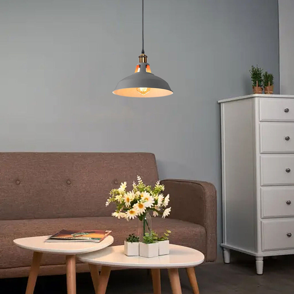 Modern Metal Cone Shade Ceiling Pendant Light Fixture for Contemporary Home Decor