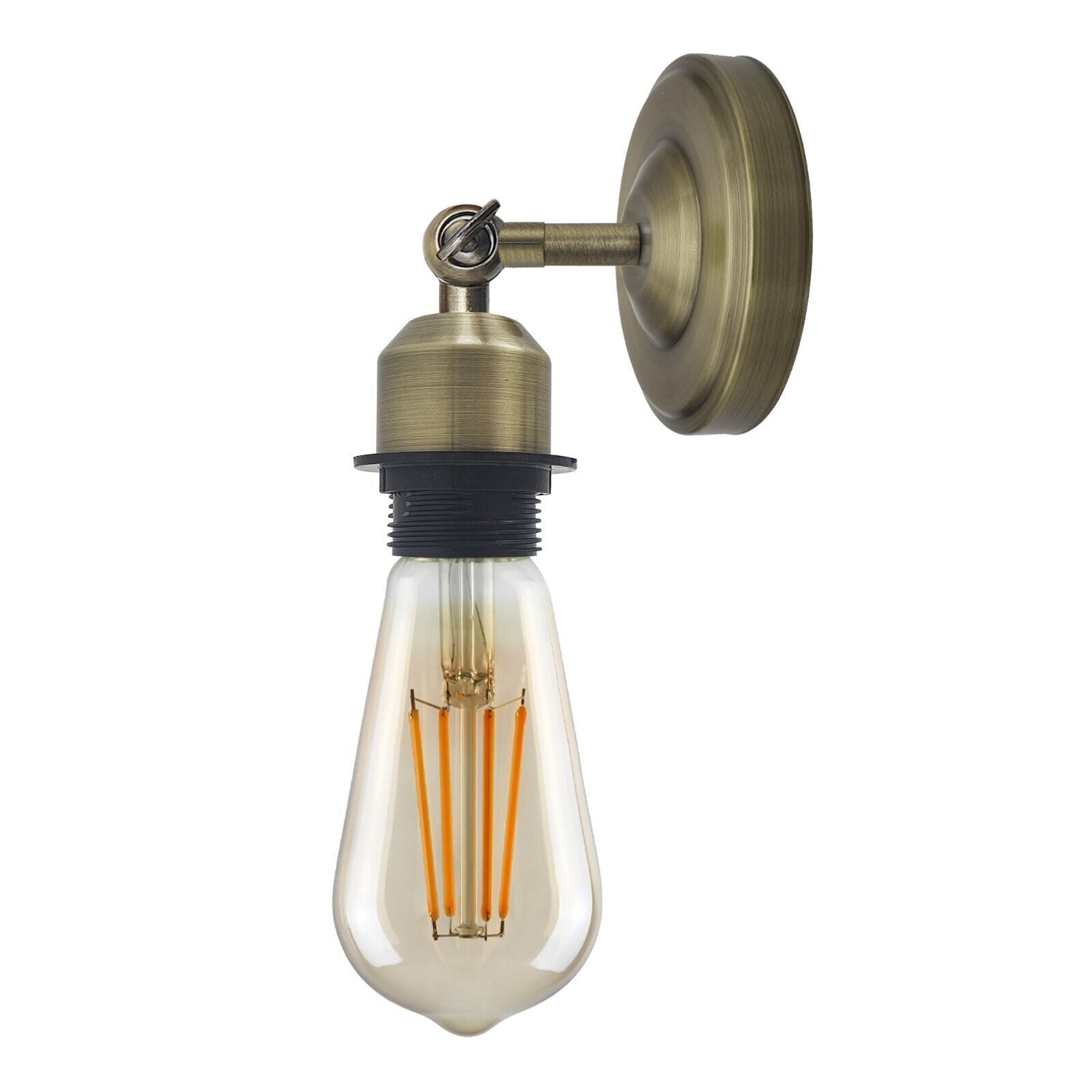 Adjustable Arm Vintage Industrial Metal Wall Sconce E27 Light Fixture
