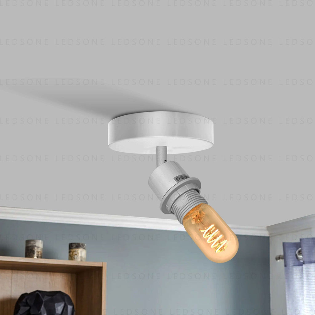 Modern Adjustable Flush Mount Ceiling Light Indoor E27 Lamp Fittings ~6127