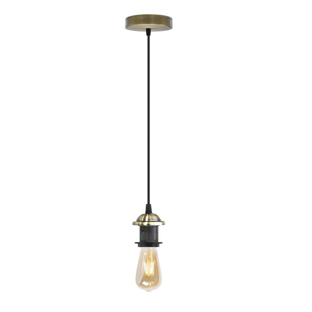 Industrial Metal E27 Adjustable Ceiling Pendant Light Hanging Fixture