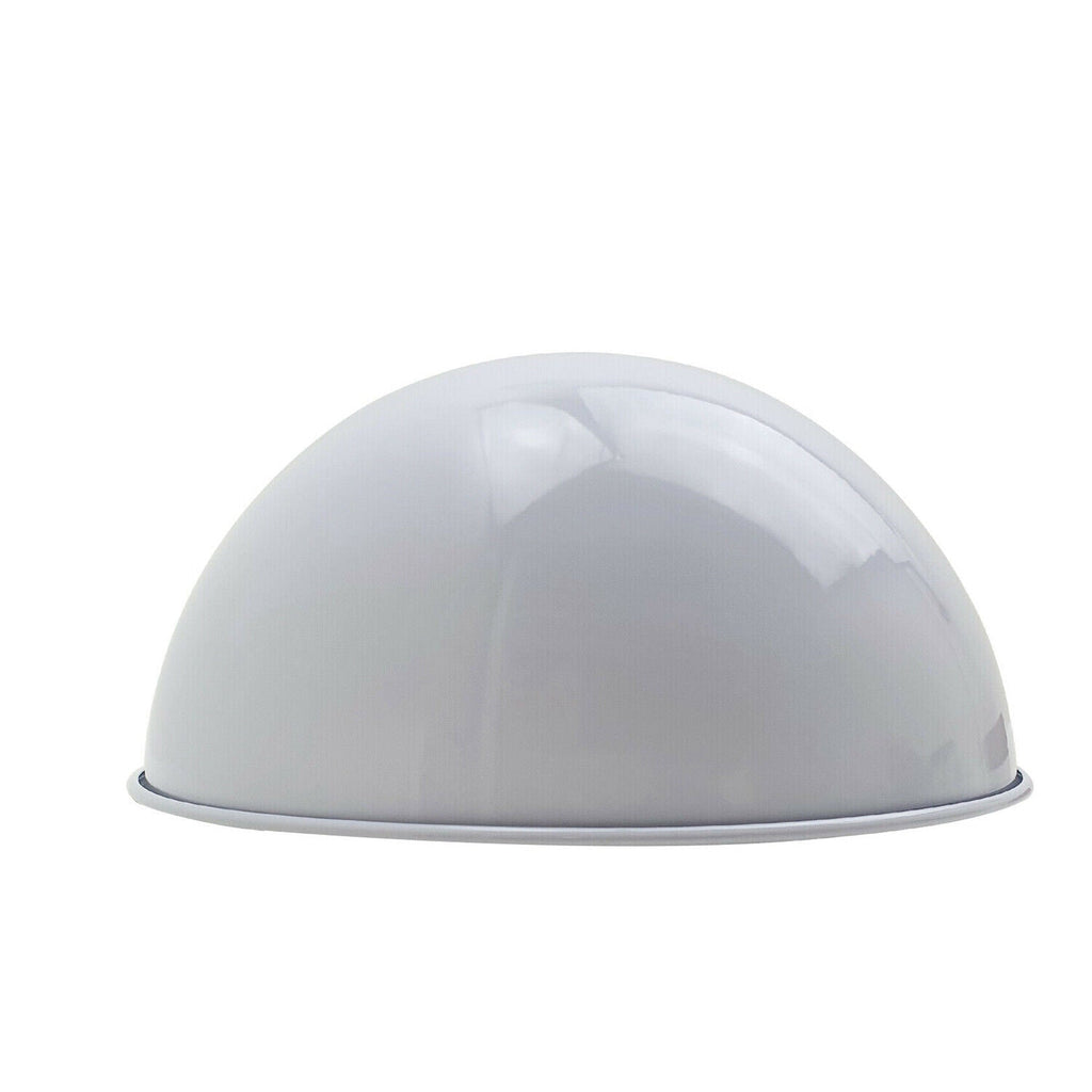 Vibrant Retro Industrial Metal Dome Ceiling Light Shade - Choose Your Color