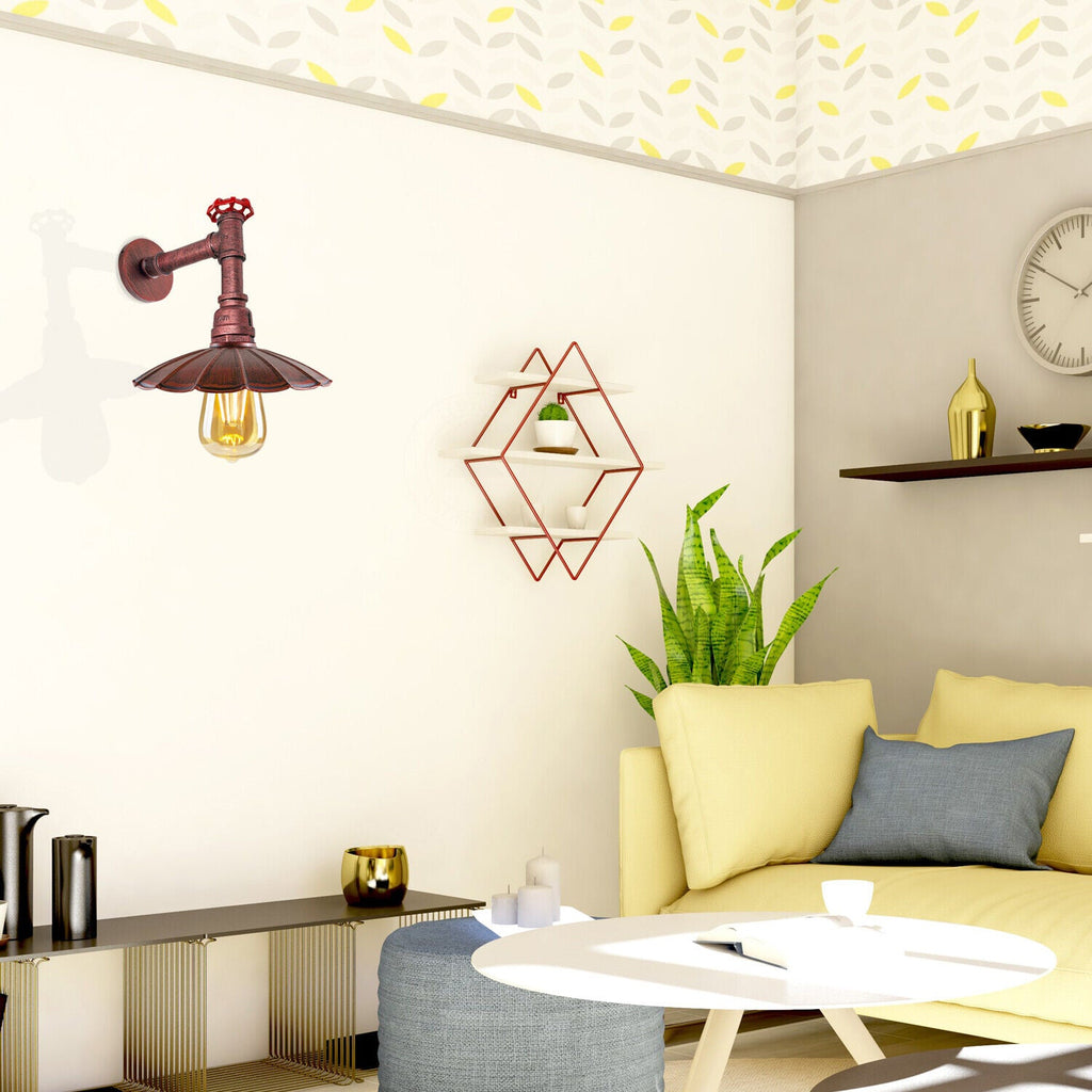 Industrial Pipe Wall Lighting Fixture ~ 5861