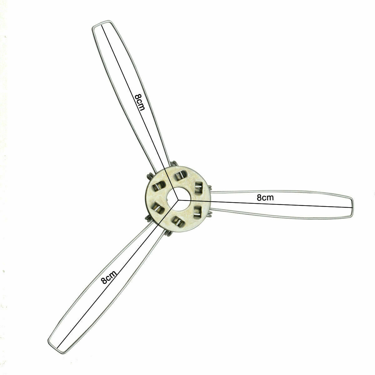 Lampshade Spring Clip Retainer Three Arm DIY Lighting Support Accessory