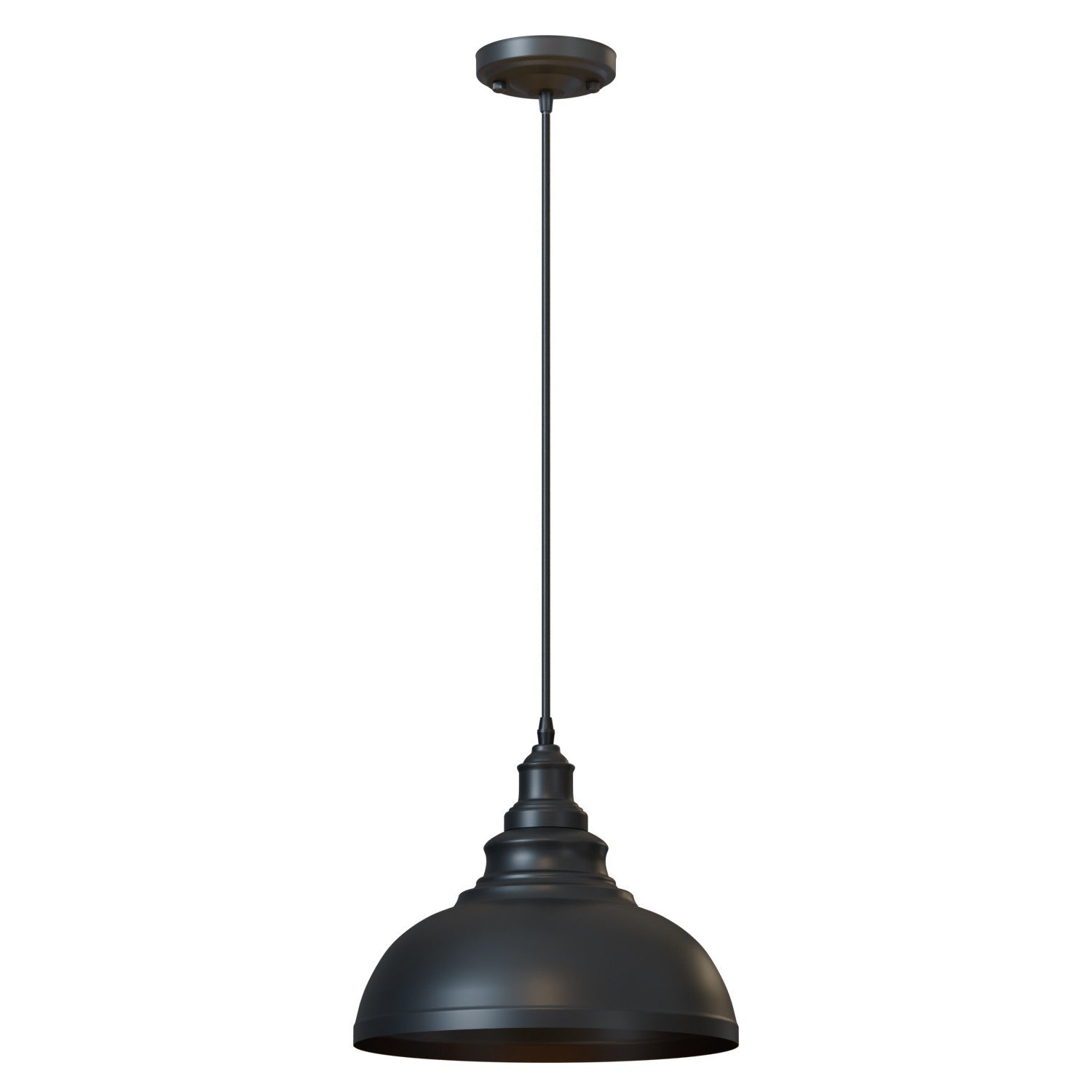 Vintage Metal Black Ceiling Hanging E27 95cm Adjustable Pendant Light ~6279