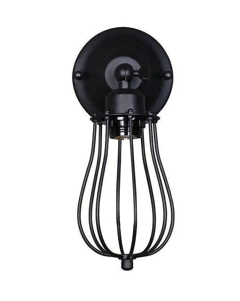 Vintage Wall Light Industrial Cage Wall Lights Lamps ~ 6004