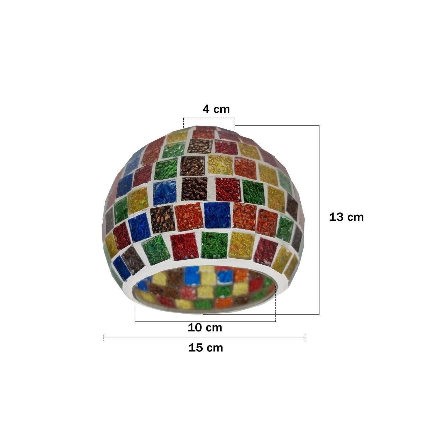 Easy Fit Pendant Modern Glass Globe Lampshade ~6098