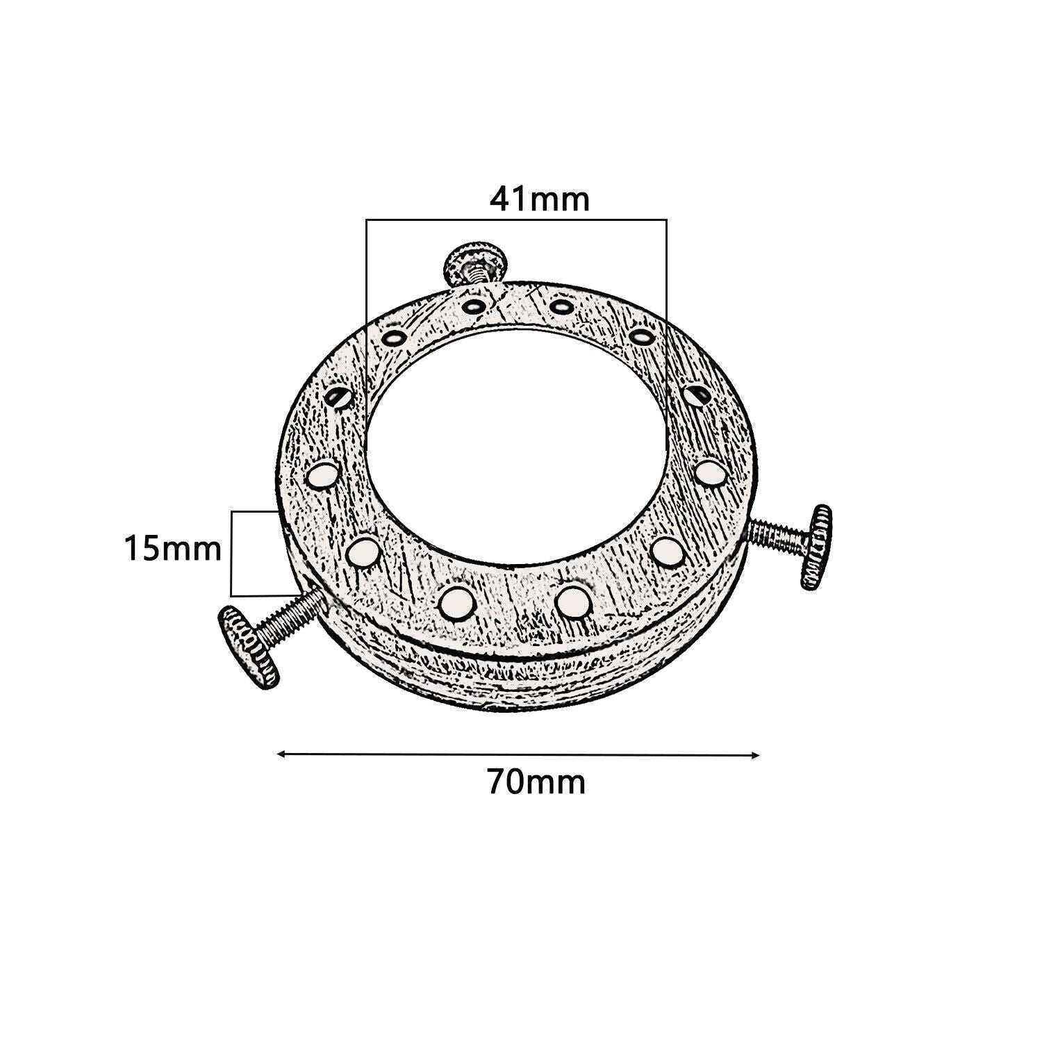 Lamp Shade Caps – Decorative Fits for Pendant Light Holders~5667