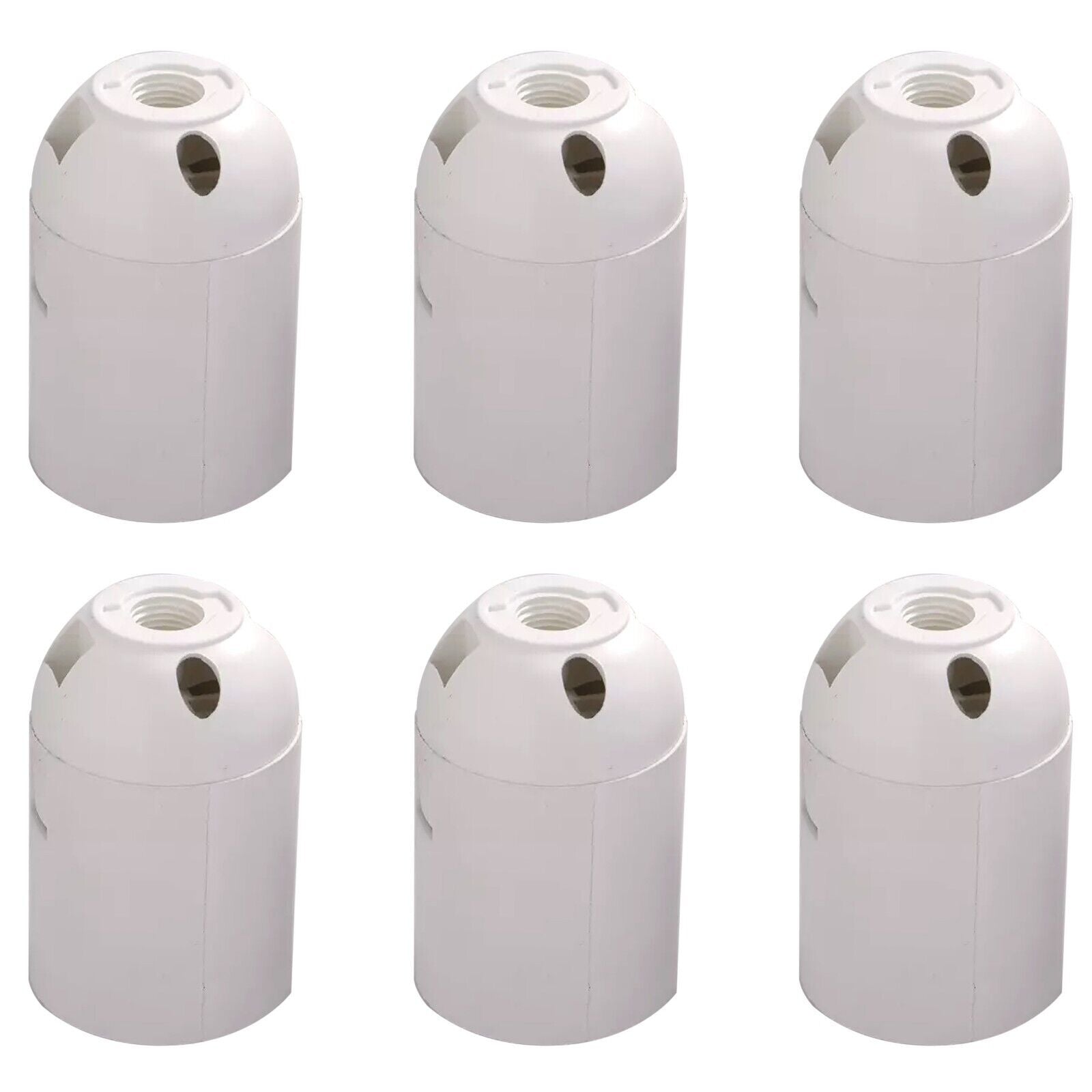 White E27 Edison Screw Socket Pendant Ceiling Light Lamp Bulb Holder ~5737