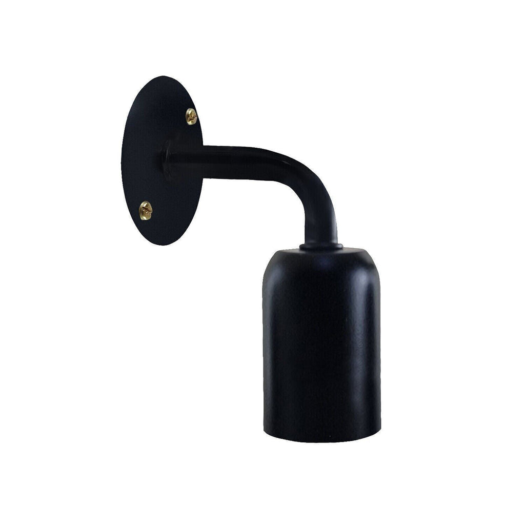 Vintage Industrial Metal Wall Sconce E27 Holder Fitting Rustic Design Lighting