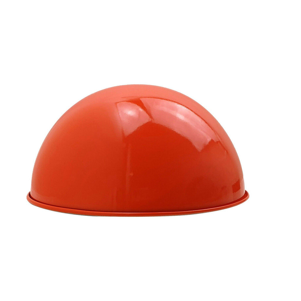 Vibrant Retro Industrial Metal Dome Ceiling Light Shade - Choose Your Color