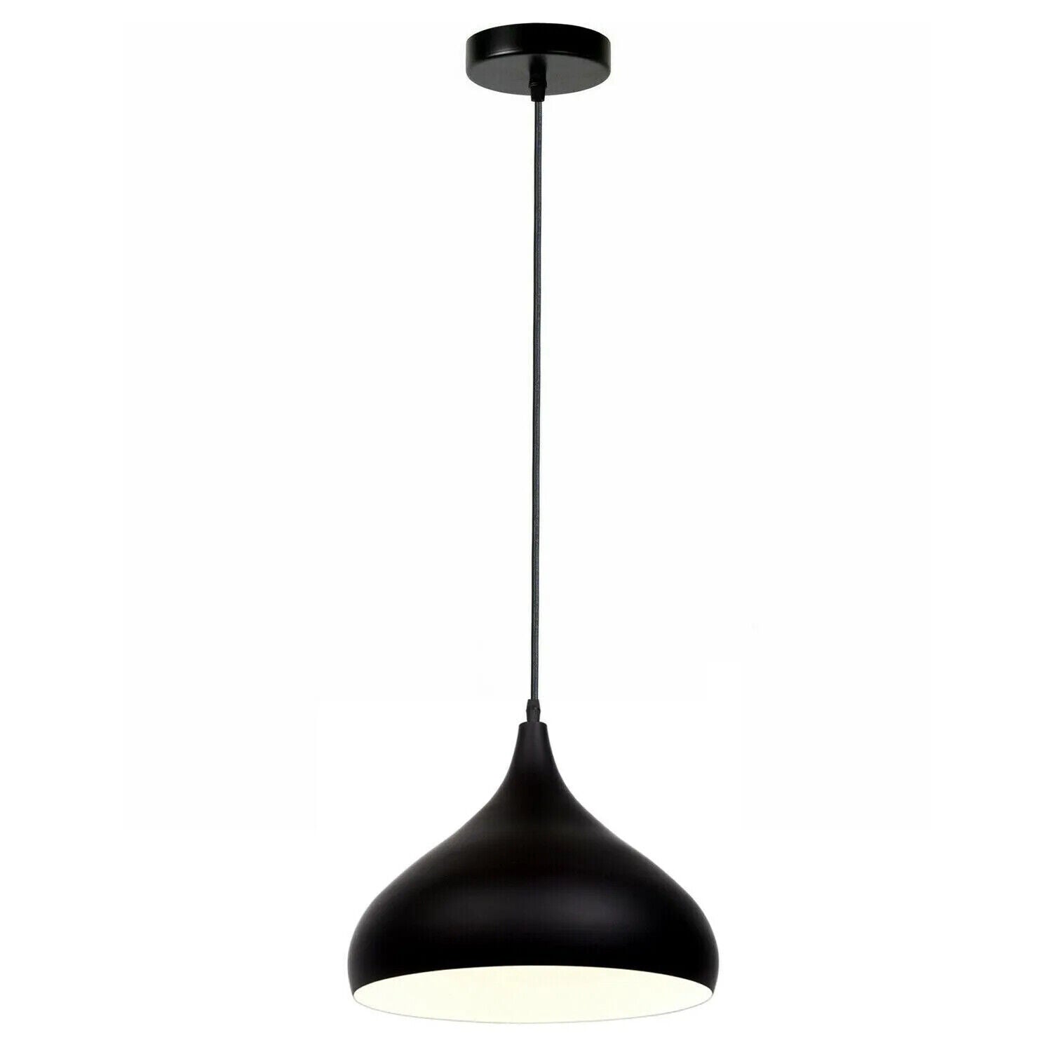 Stylish Industrial Metal Pendant Light, Retro Ceiling Lamp for Modern Kitchens