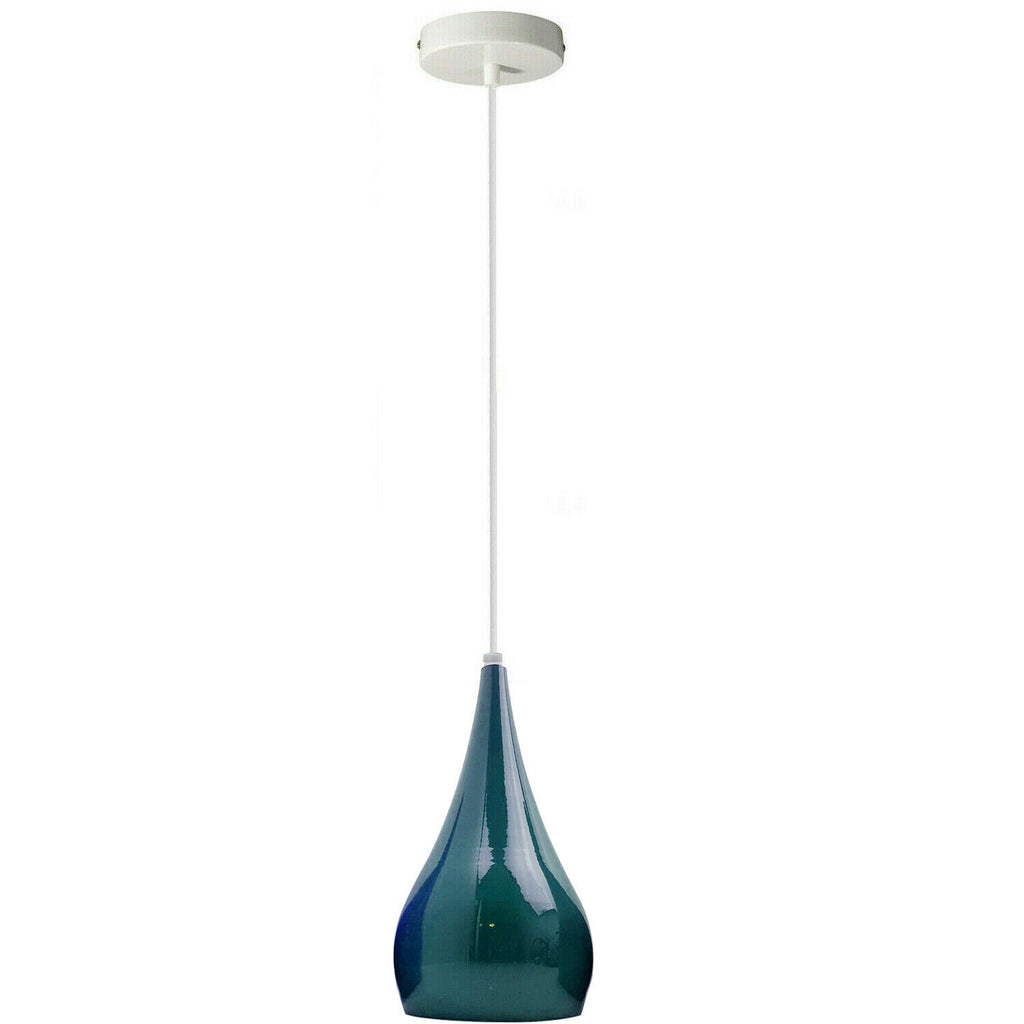Modern Industrial Metal Dome Pendant Light Fixture E27 Base Adjustable Cable Home Decor