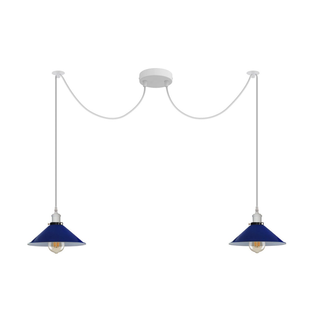 Industrial Spider Multi-Pendant Loft Ceiling Light Fixture E27 Retro Style