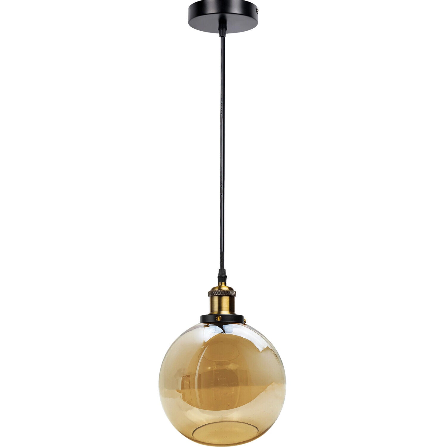 Modern Ceiling Pendant Light Fitting Suspended Pendant Glass Shade ~6019