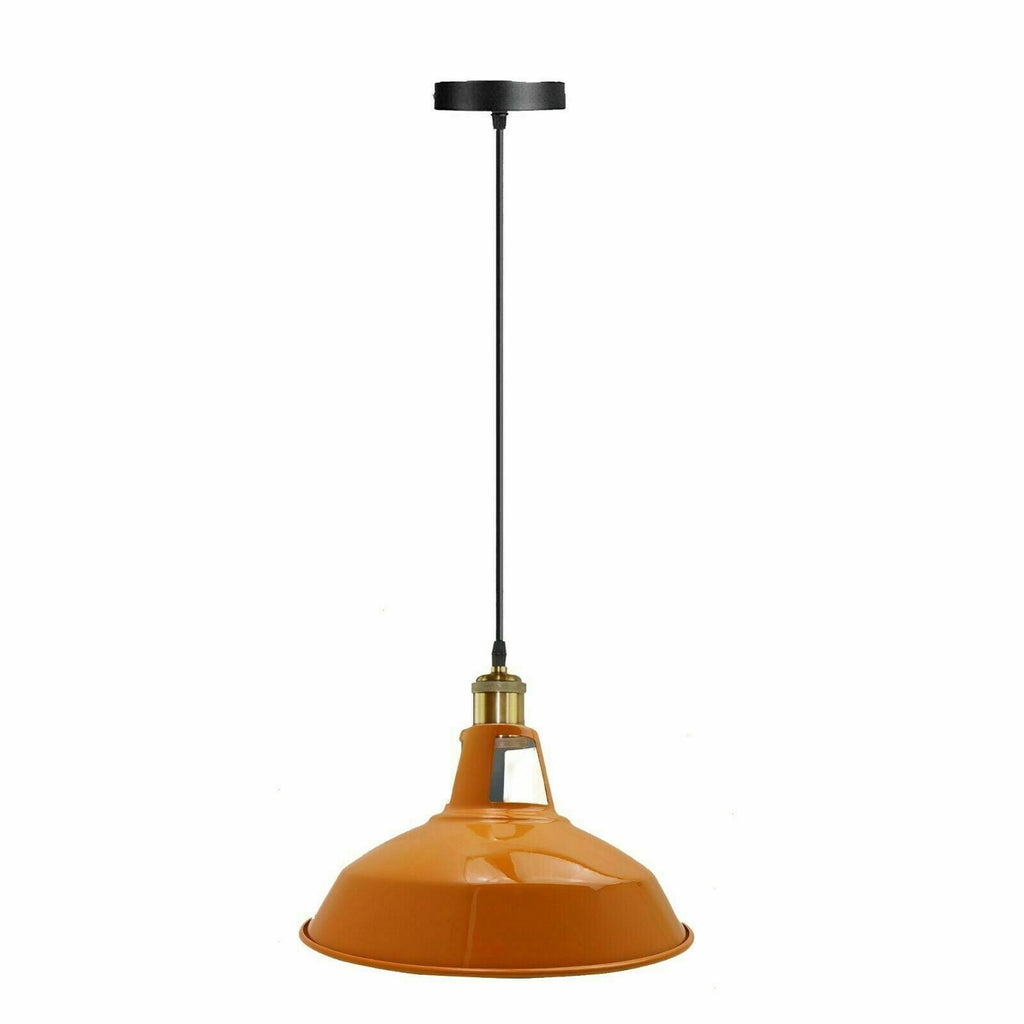 Modern Metal Cone Pendant Light Fixture, Adjustable Hanging LED Lamp Shade
