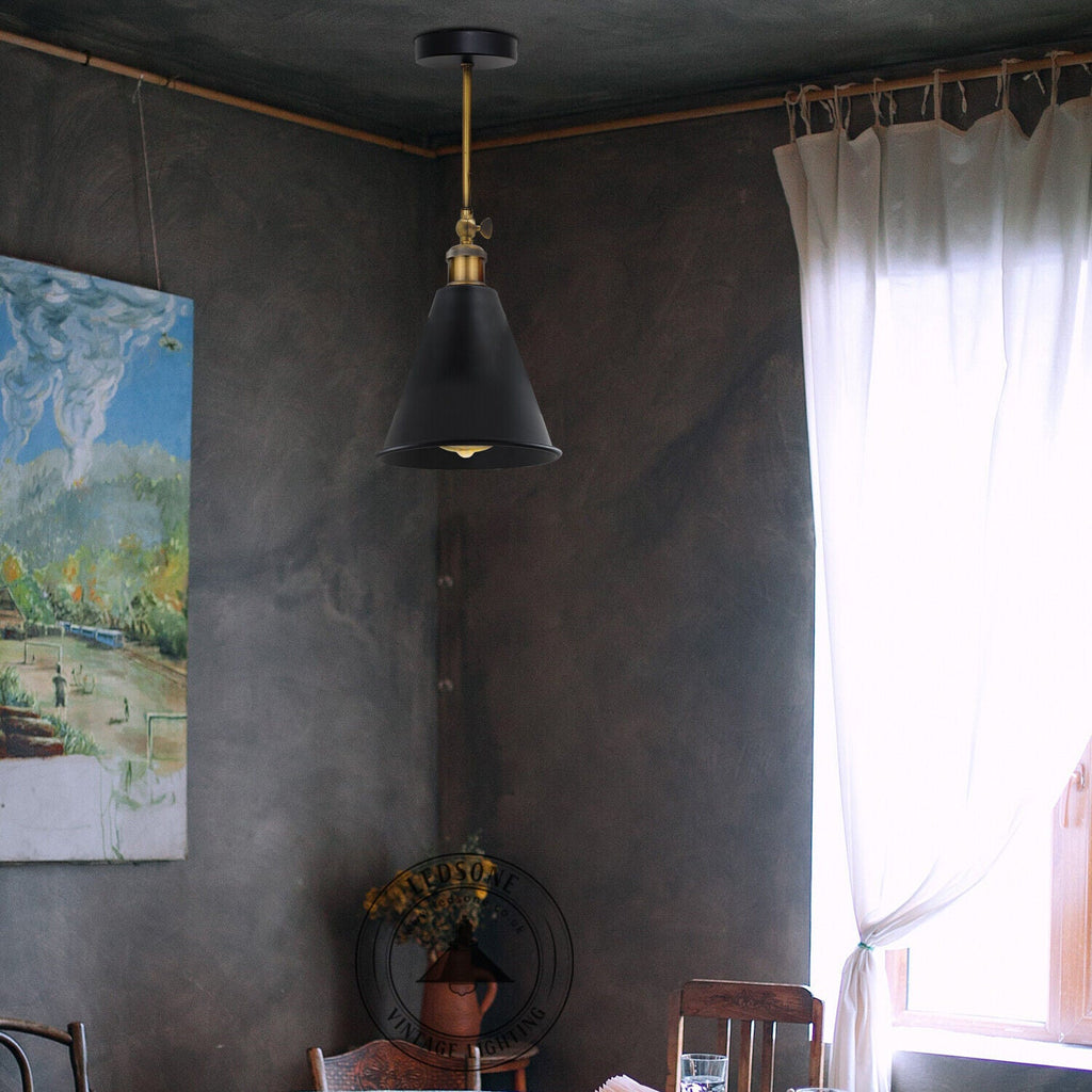 Black Wall Sconce Vintage Retro Wall Light Lamp Fixture~5916