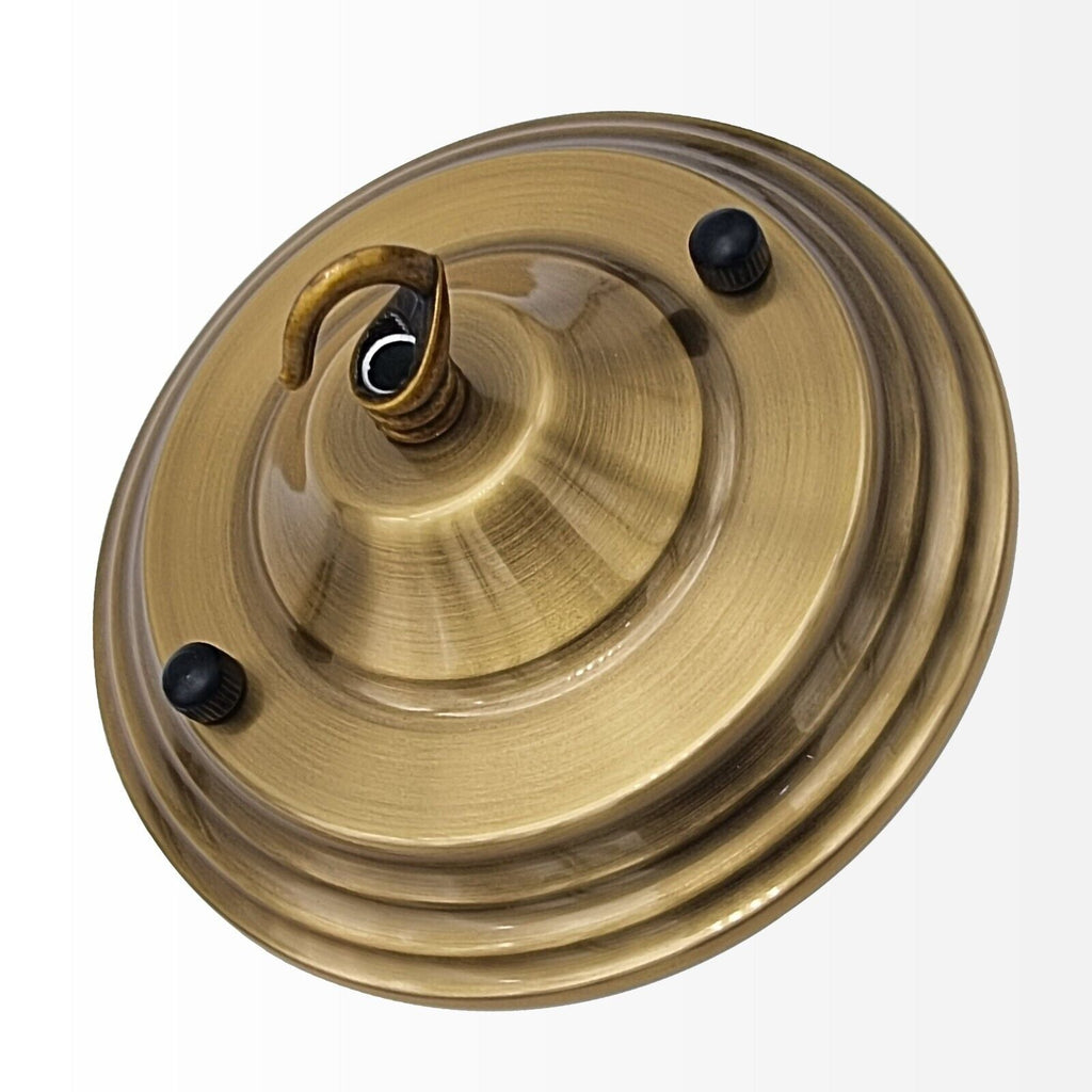 Durable Metal 5.5-inch Ceiling Rose Hook Plate for Chandelier Light Fixtures