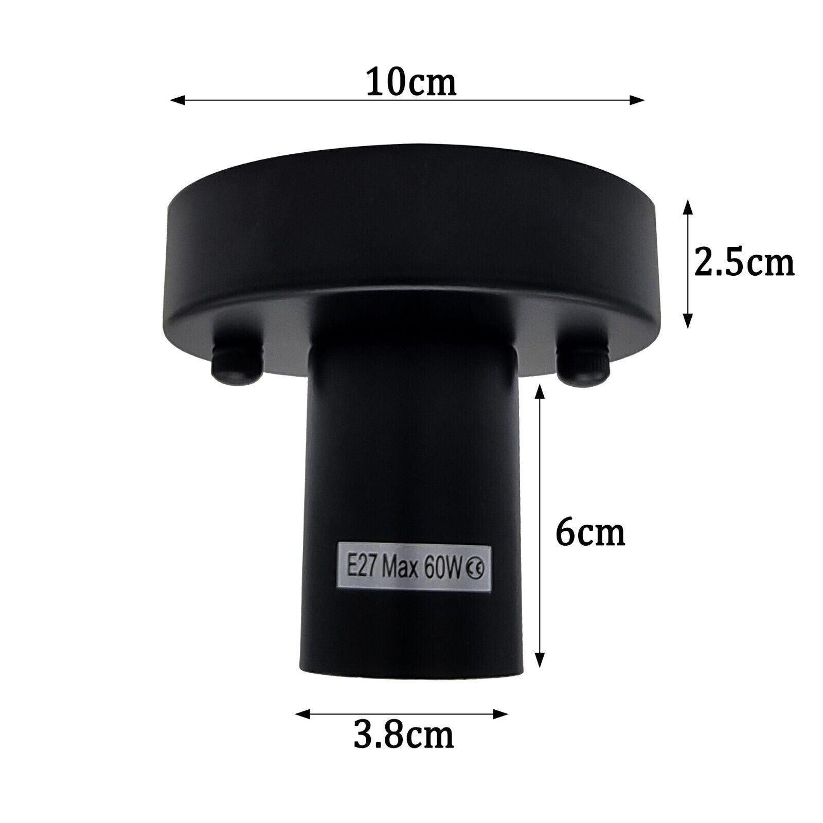 Industrial E27 Plain Pattern Lamp Bulb Holder Edison Light Kit ~6000