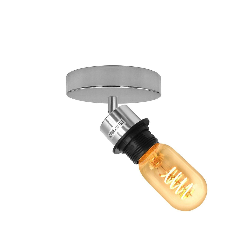 Adjustable Retro Industrial LED Flush Mount Ceiling Wall Light Fixture, E27