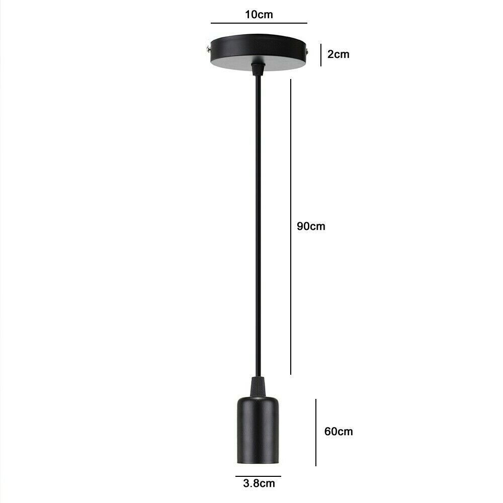 Industrial 95cm Adjustable E27 Holder Ceiling Pendant Lighting~6007