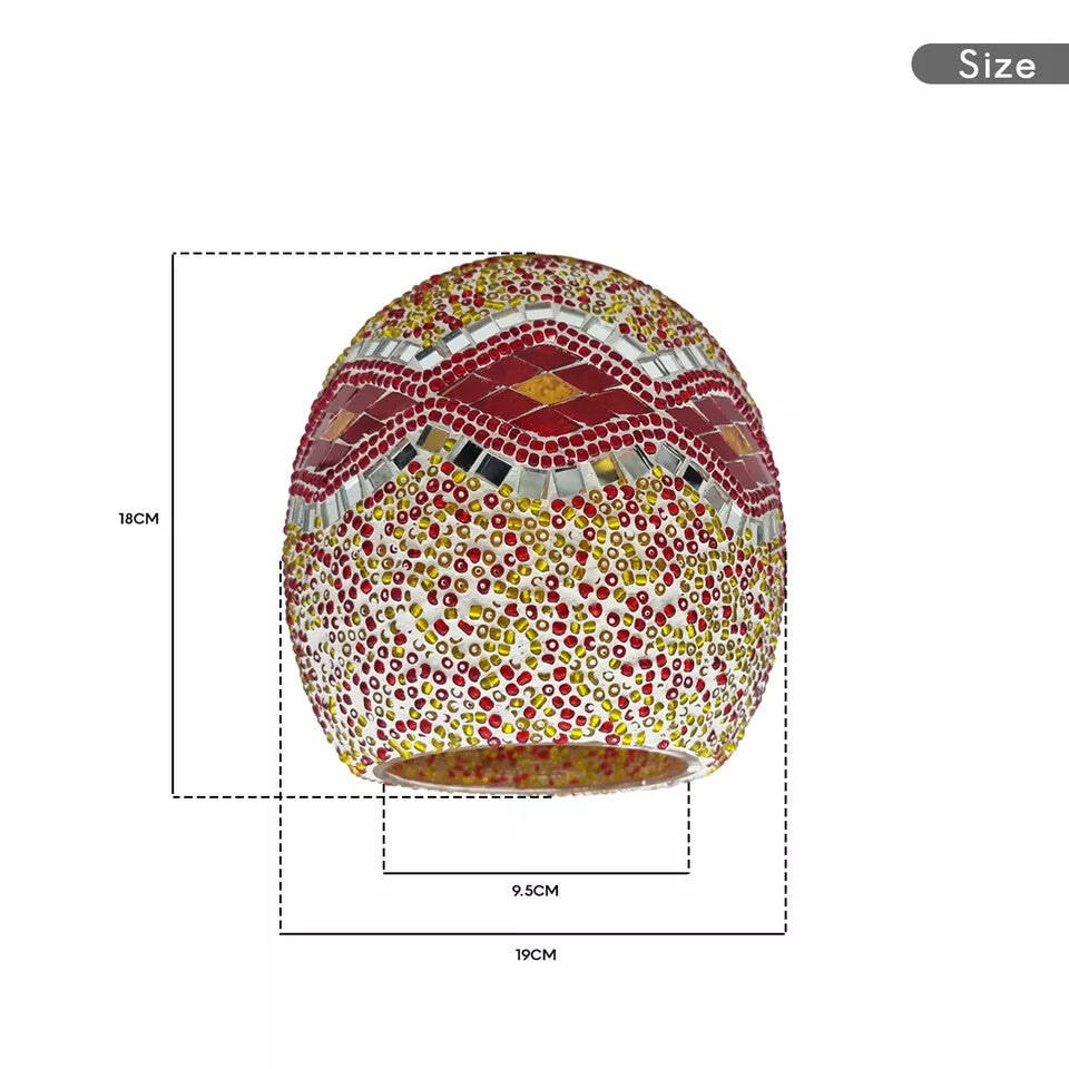 Easy Fit Pendant Modern Glass Globe Lampshade ~6098