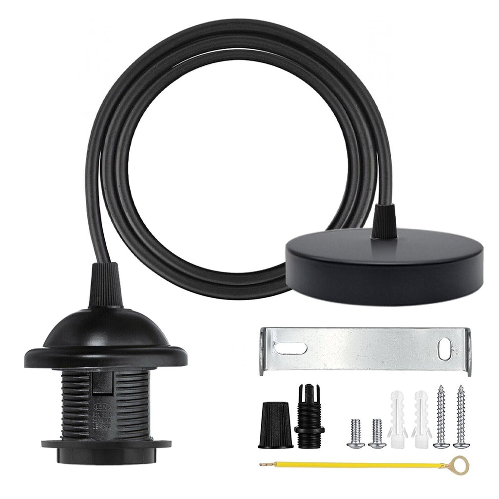 Industrial Metal E27 Adjustable Pendant Light Fixture~5659