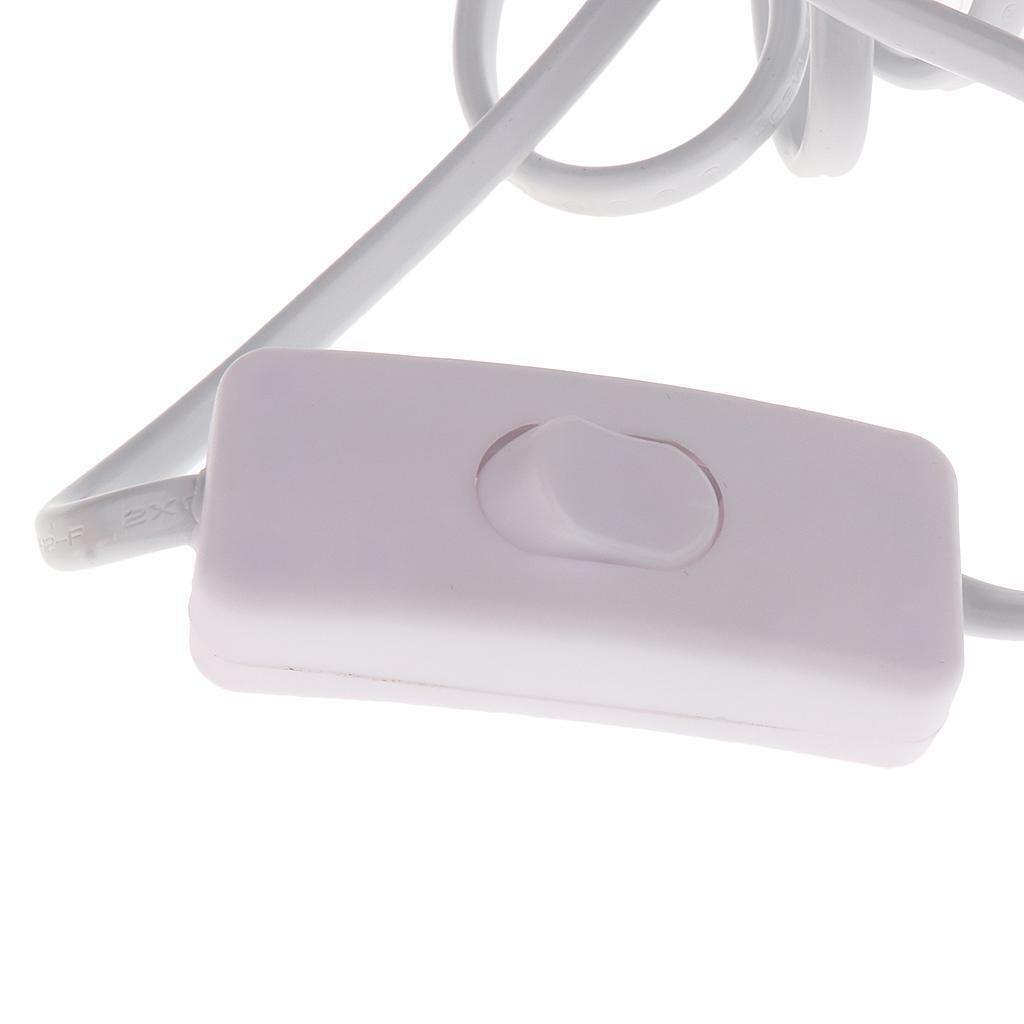 2m Plug-In E27 Lamp Holder Cable Kit with Inline Switch