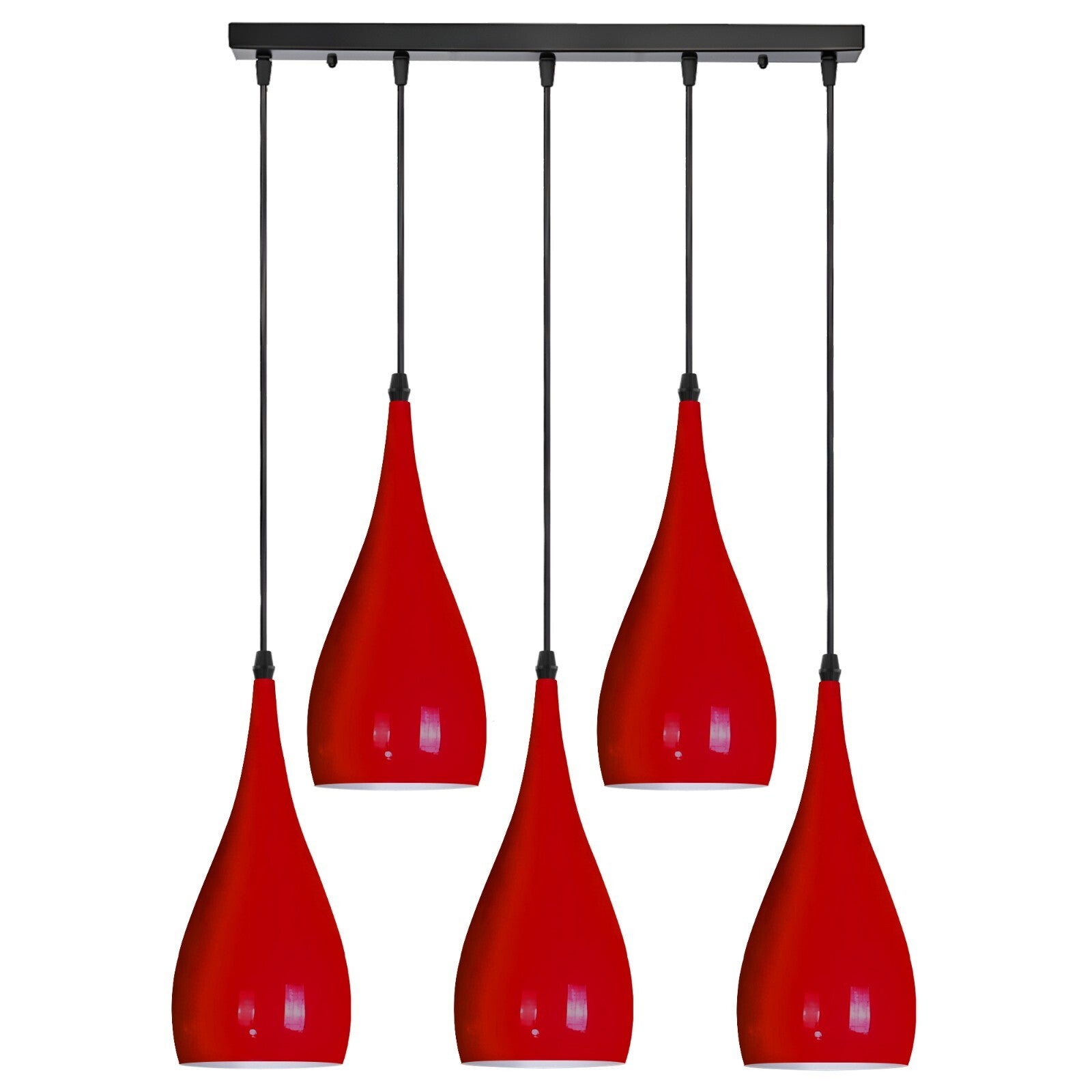 Vintage 5 Way Ceiling Pendant Light Industrial Hanging Suspended Lamp ~6107