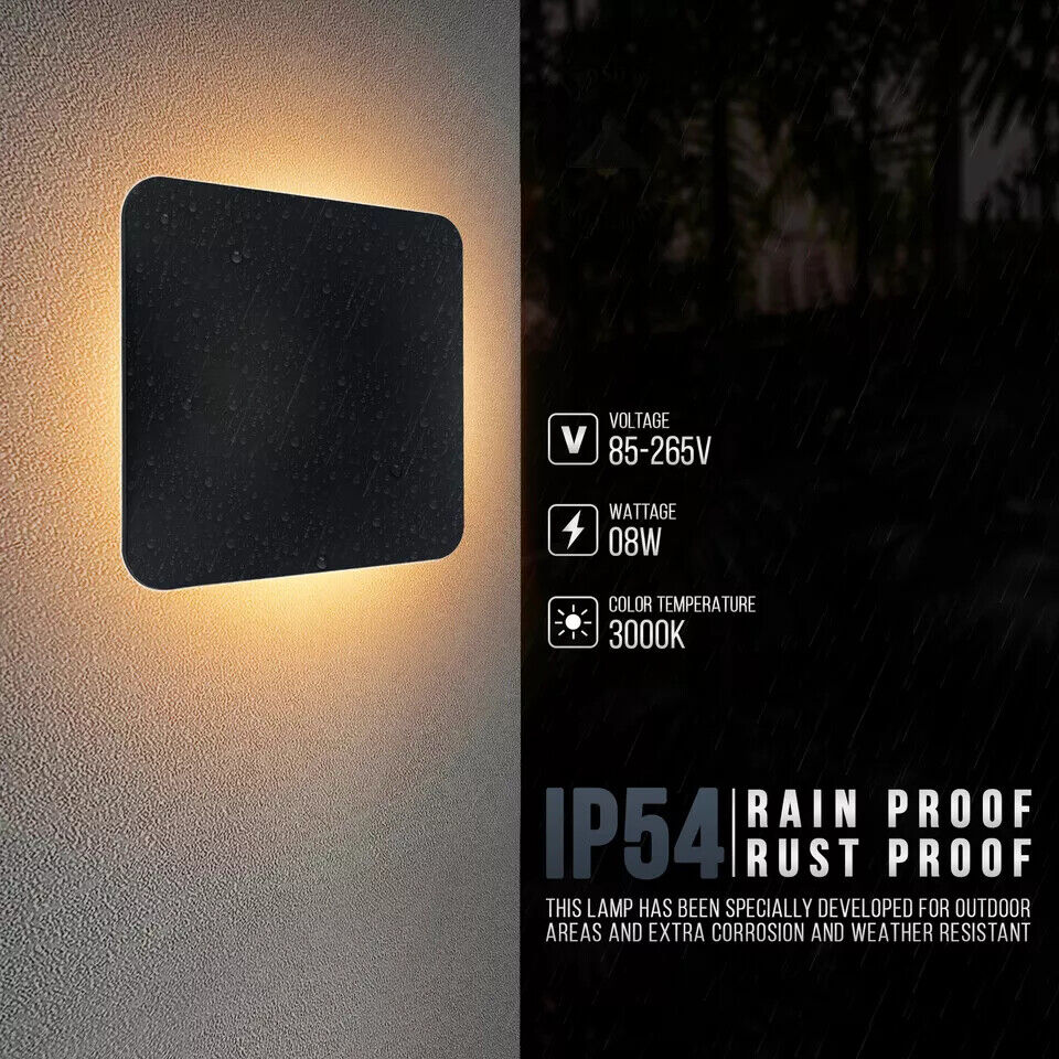 Modern LED Up/Down Wall Light IP54 Waterproof Design ~5987