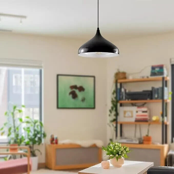 Vintage Metal Dome Ceiling Pendant Lampshade - Easy Fit Home Decor Light