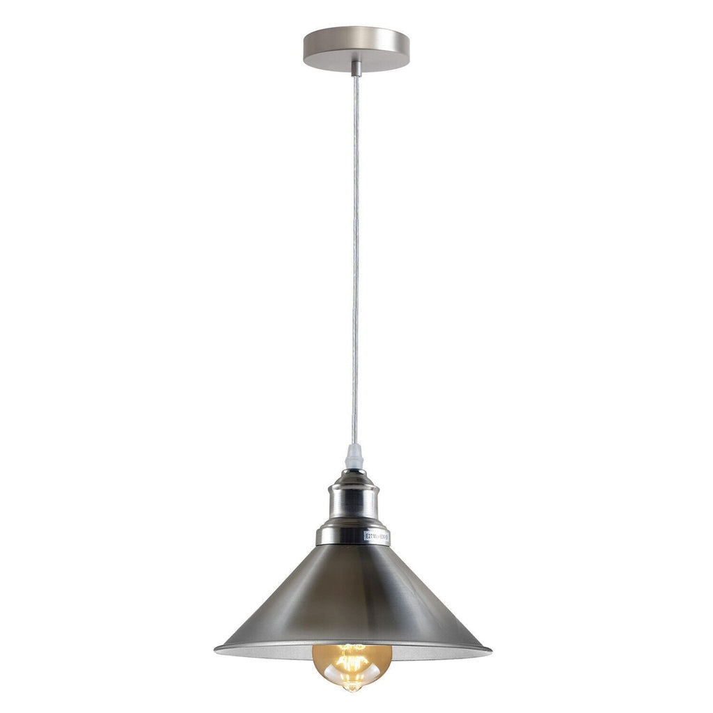 Industrial Metal Refurbished Cone Shade Ceiling Pendant Light for Modern Spaces