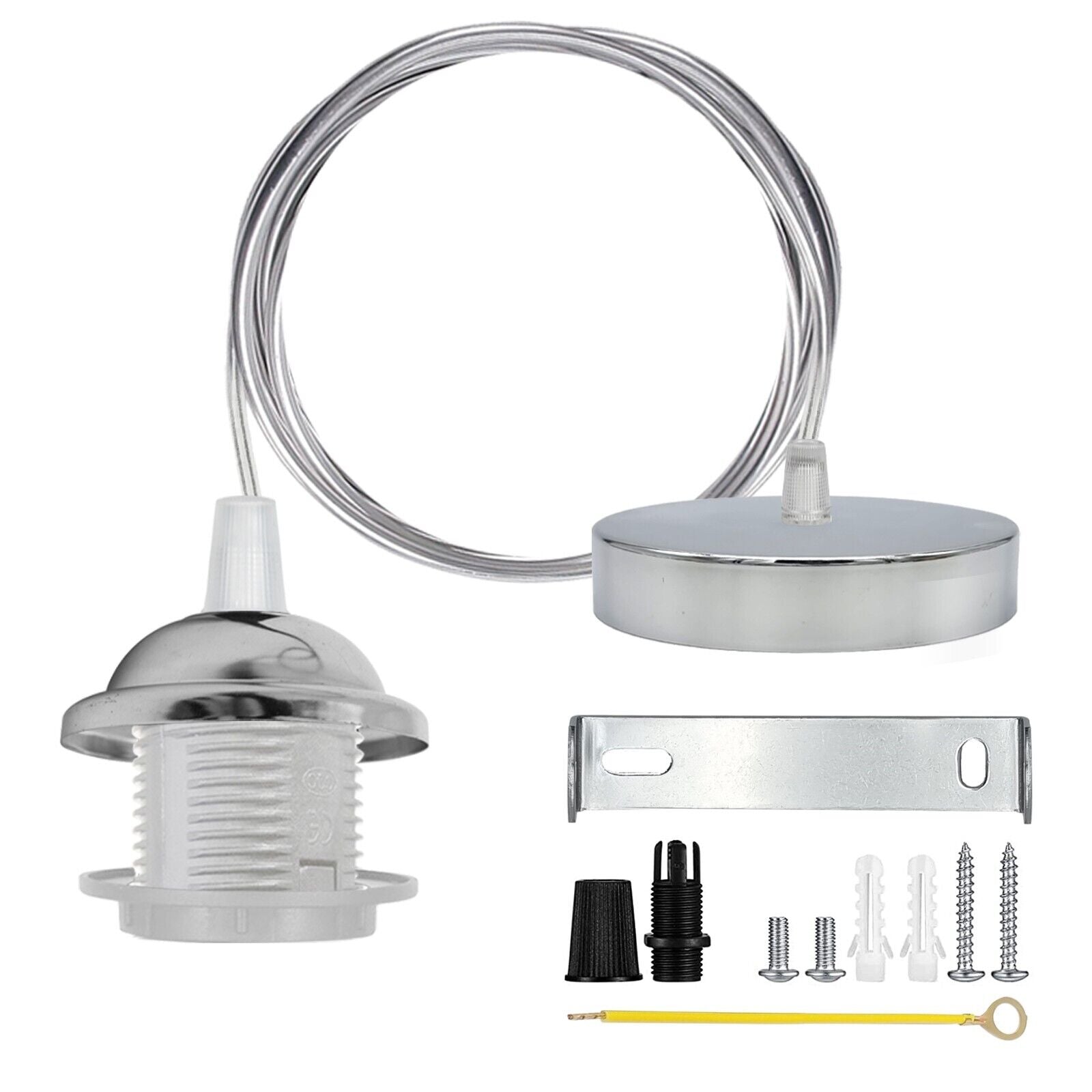 Industrial Metal E27 Adjustable Pendant Light Fixture~5659