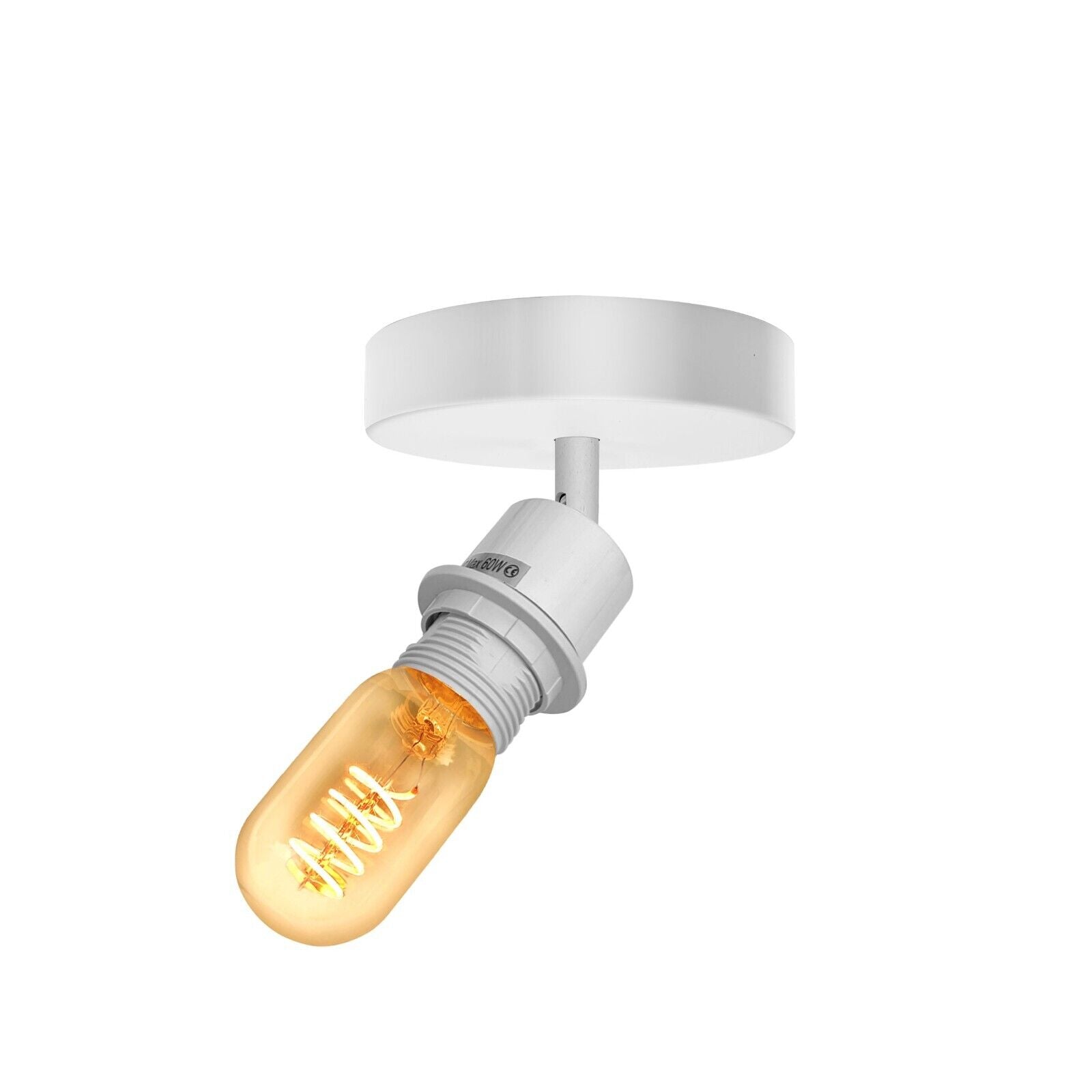 Adjustable Retro Industrial LED Flush Mount Ceiling Wall Light Fixture, E27