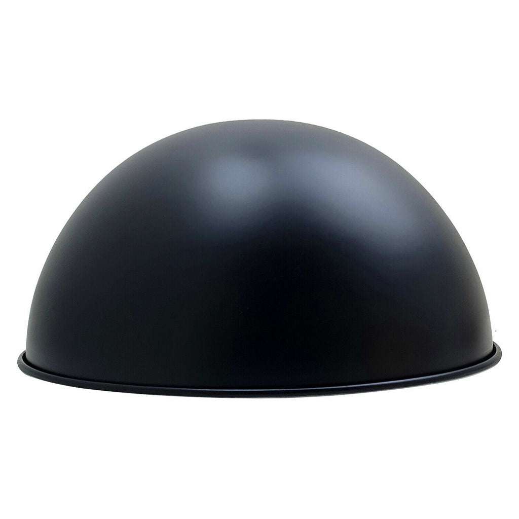 Vibrant Retro Industrial Metal Dome Ceiling Light Shade - Choose Your Color