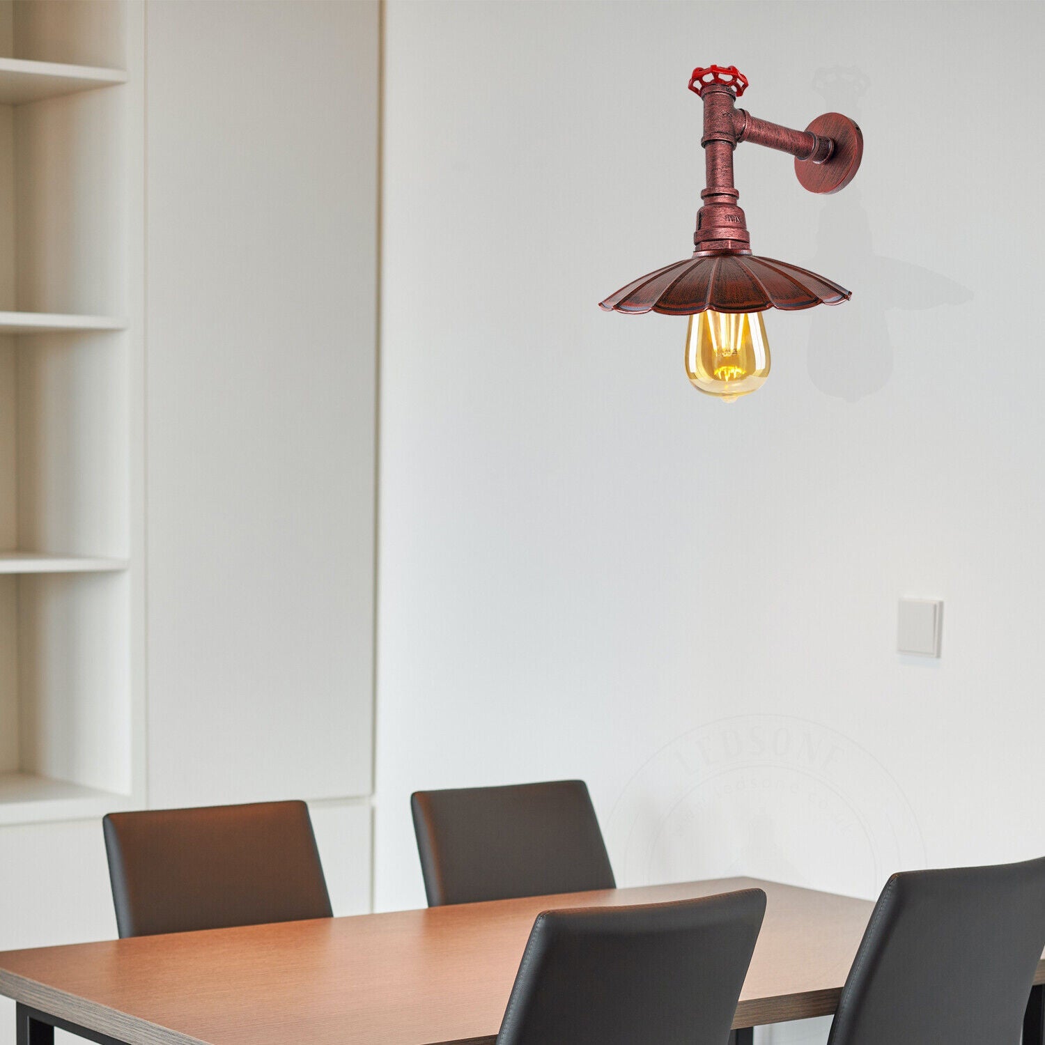 Industrial Pipe Wall Lighting Fixture ~ 5861