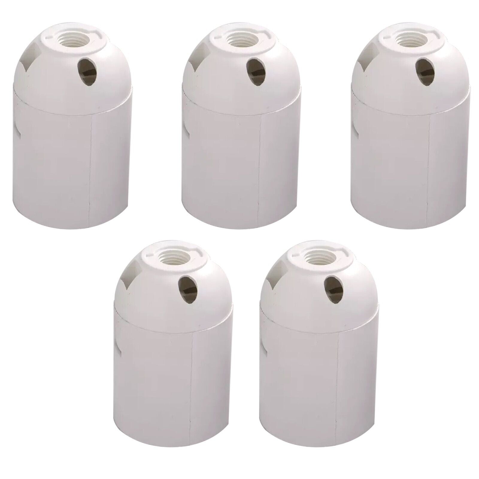 White E27 Edison Screw Ceiling Pendant Light Lamp Bulb Holder Fitting