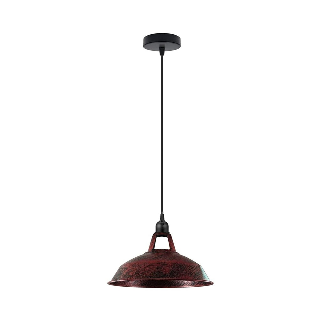 Industrial Barn Slotted Ceiling Pendant Light Fixture for Kitchen & Restaurant