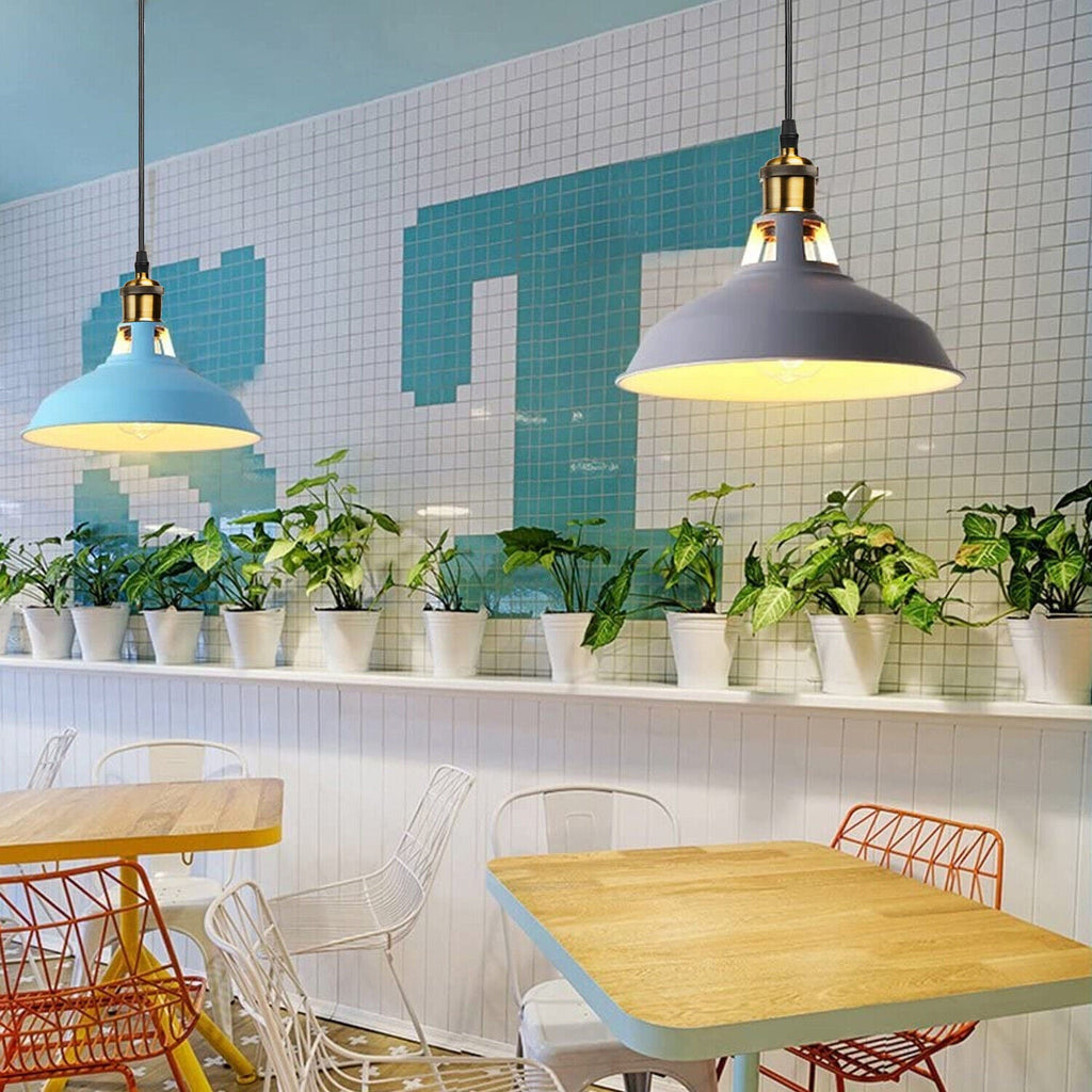 Metal Ceiling Pendant Light LED Modern Lamp Shade Hanging Lamp ~5870