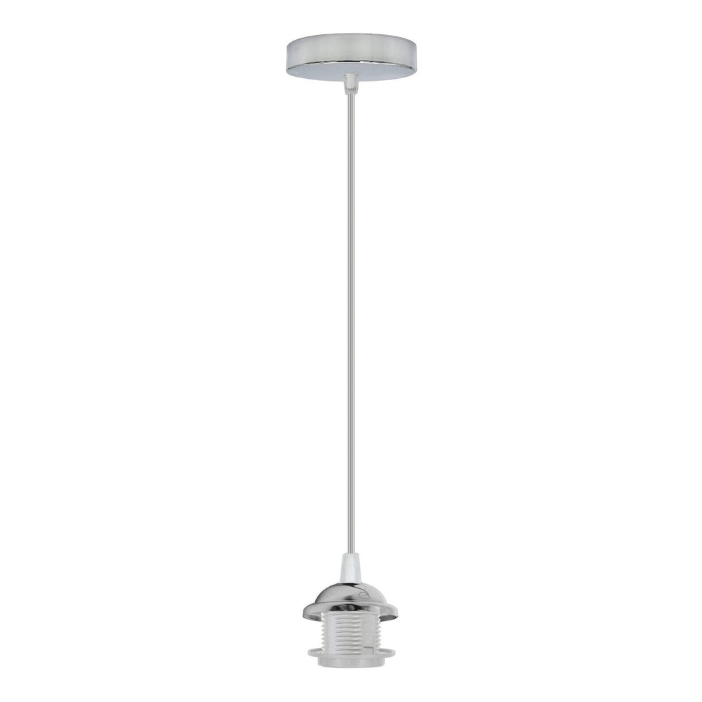 Vintage Industrial E27 Pendant Light Kit Metal Bulb Holder Ceiling Lamp