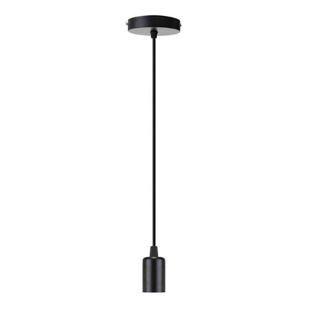 Industrial Adjustable E27 Holder Ceiling Pendant Light Fixture with 95cm Cable