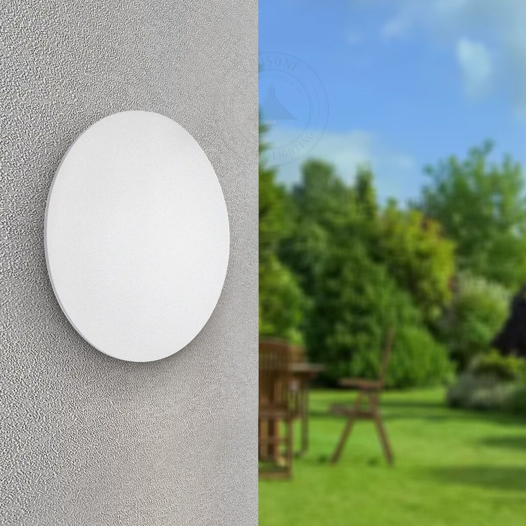 Modern 10W Round LED Wall Light Indoor & Outdoor Use ~5986