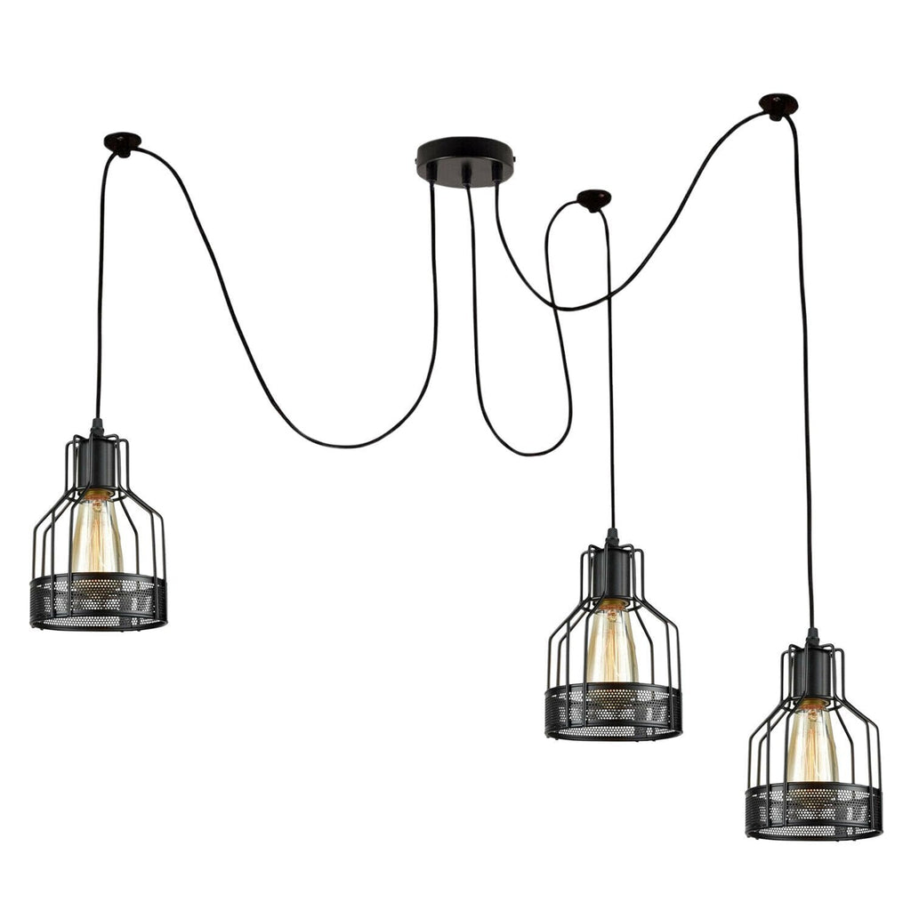 Industrial Spider Pendant Light | Multiple Ceiling Light Fixture ~6139