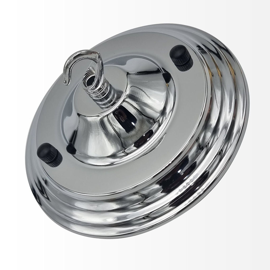 Durable Metal 5.5-inch Ceiling Rose Hook Plate for Chandelier Light Fixtures