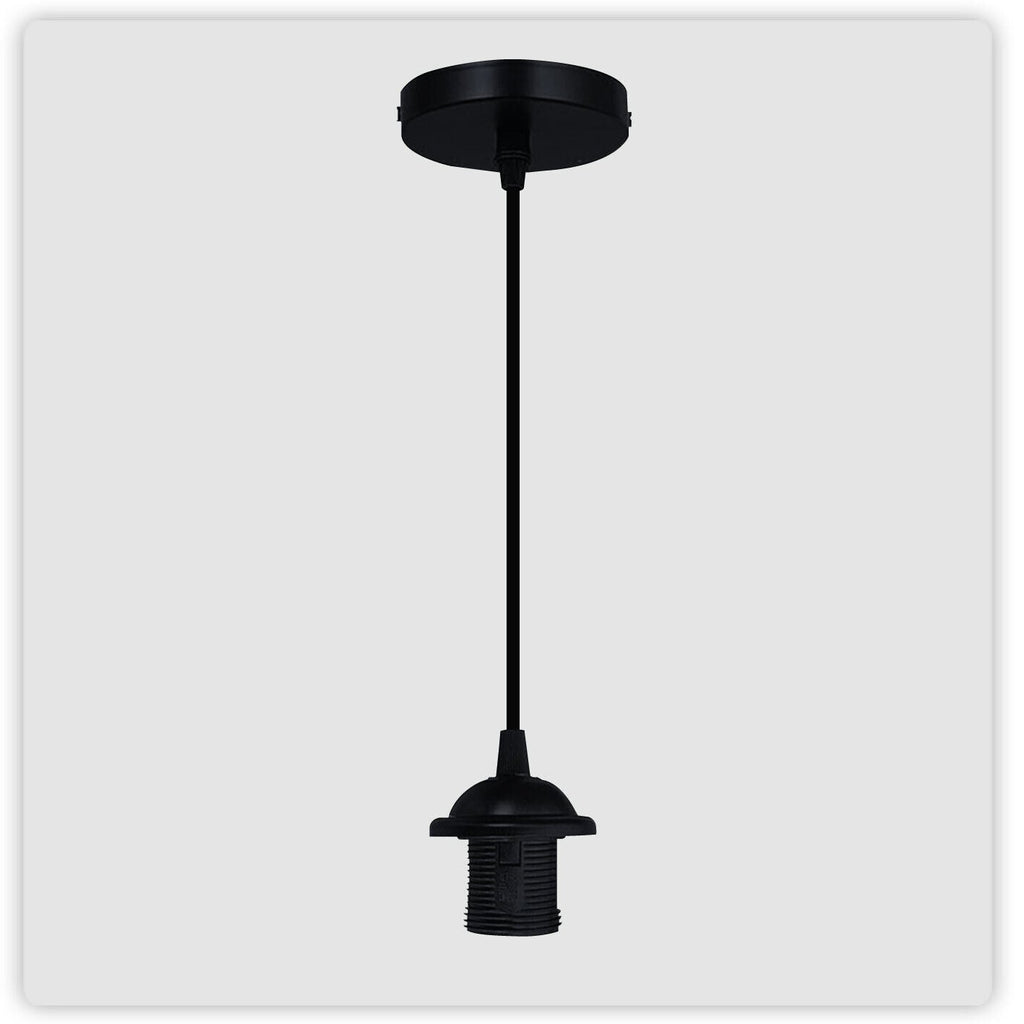 Ceiling Rose PVC Cable Hanging Pendant Lamp Holder Light Fitting Kit ~ 6001