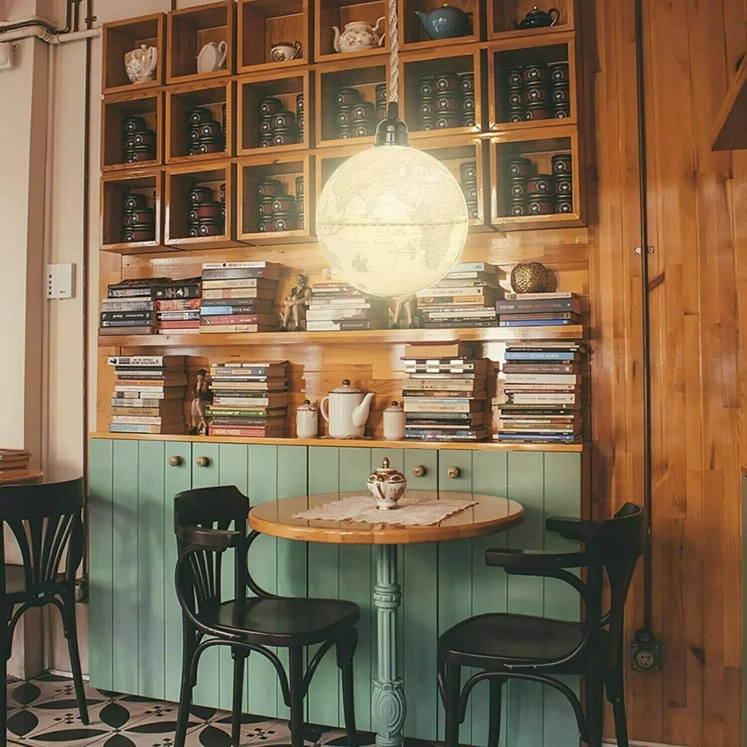 Twisted Hemp Rope Pendant Light Kit UK Plug, E27 Fitting ~6027