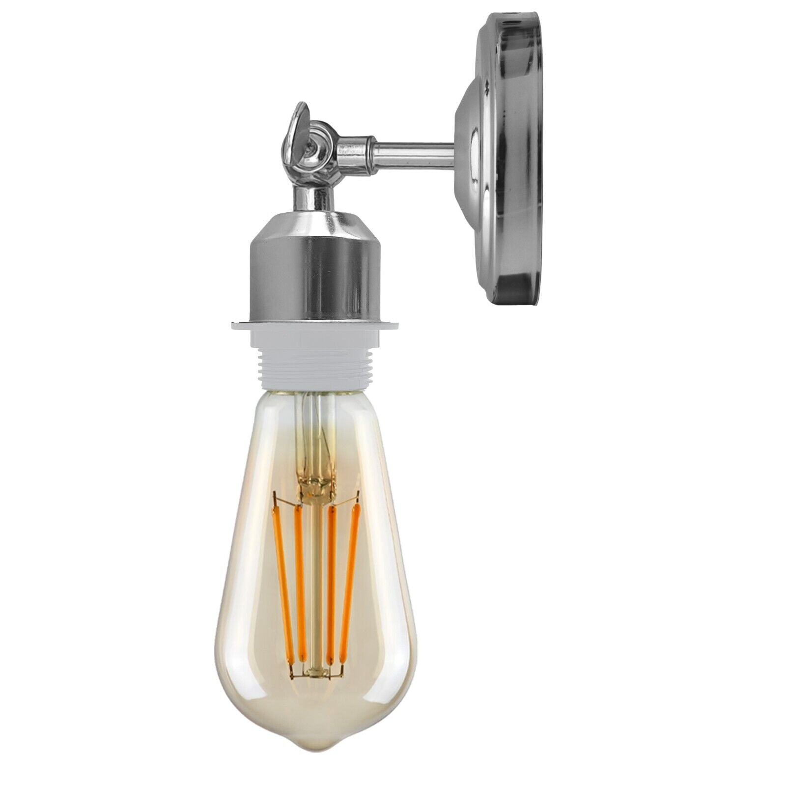 Adjustable Arm Vintage Industrial Metal Wall Sconce E27 Light Fixture