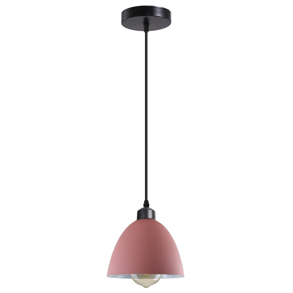 Modern Mini Metal Pendant Light E27 Base Adjustable Cable Industrial Style