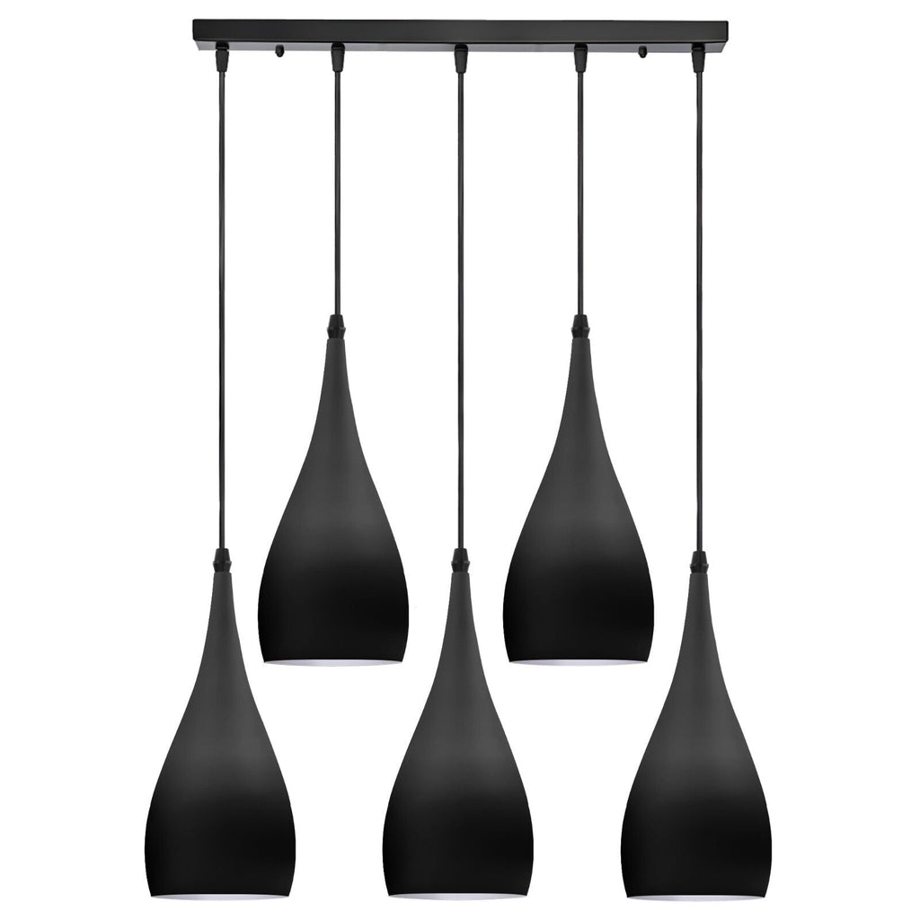 Vintage 5 Way Ceiling Pendant Light Industrial Hanging Suspended Lamp ~6107