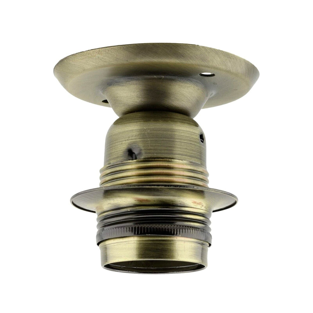 Retro Industrial E27 Lamp Bulb Holder, Edison Screw Light Fitting for Style